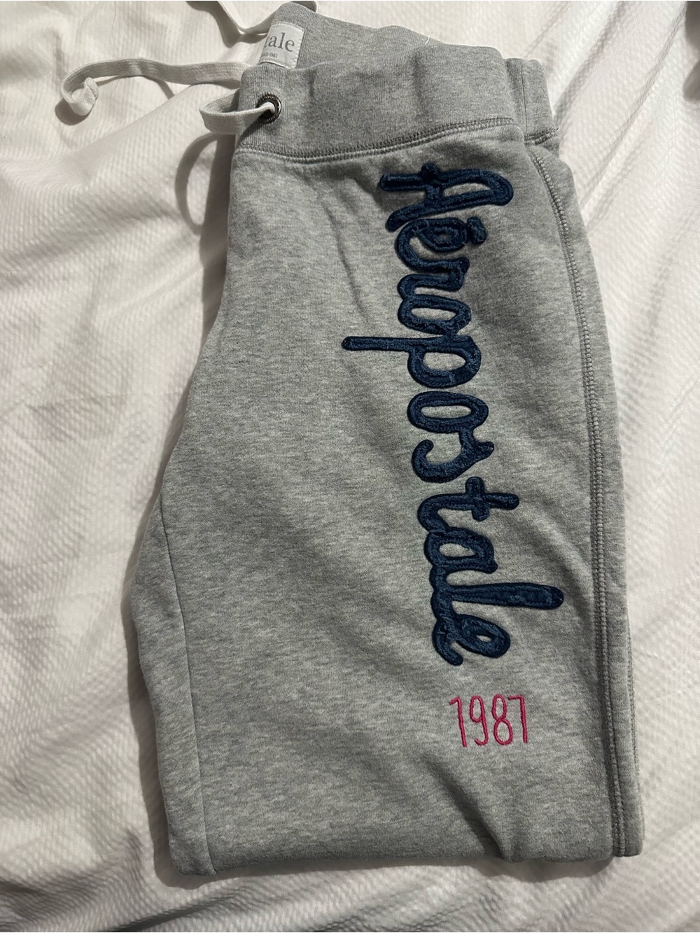 Aeropostale Grey Logo Jogger Bottoms